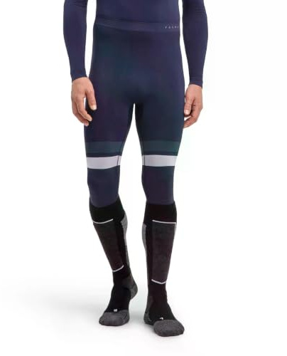 FALKE Men's Maximum Warm Trend 3/4 Sports Functional Tights Thermal Underwear for Cold to Very Cold Weather Breathable Quick-Drying Functional Yarn 1 Piece