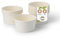 BIOZOYG Eisbecher Pappe 50 Stück 150 ml Weiß Dessertbecher Beschichtet Einweg Snackbecher Eisbecher Waffelbecher Dessert Einwegbecher Eiscreme Frozen Joghurt Obst Eisdiele