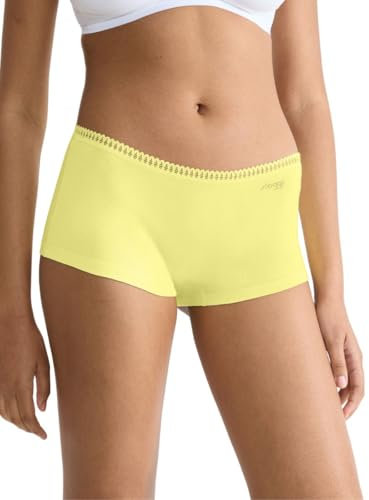 Sloggi GO Crush Short Briefs (3 Pack) Coral Pattern/Coral/Yellow Orange XL - 16
