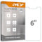 REY 3X Protector Pantalla para Universal 6, Medida 15,5 x 7,7cm, Cristal Vidrio Templado Premium