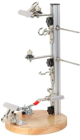 Pratico strumento telescopico in legno con scala chiara per braccialetti precisi e gioielli artigianali uso quotidiano casual