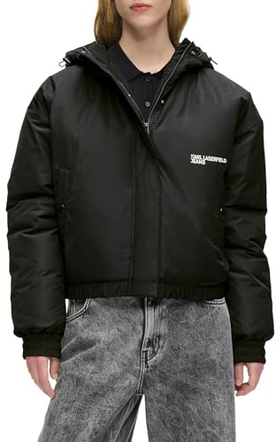 KARL LAGERFELD JEANS Damen Light Padded Hooded Jacket