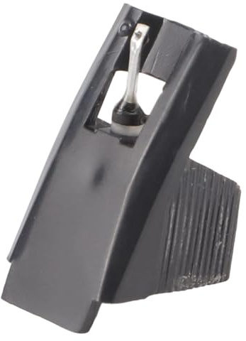 Getdoublerich T4P - Aguja de repuesto para tocadiscos ATN85EP 295T PL450, lápiz capacitivo redondo unido de 0,6 mm para ATN3472 AT90 N63 LP, color negro
