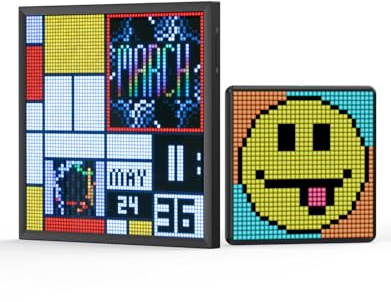 Divoom Pixoo 64 WiFi Pixel Cloud Digital Frame with APP Control and Pixoo Max Pixel Display