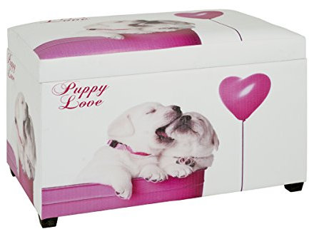 HAKU Möbel 30961 Sitztruhe, bunt, 40 x 65 x 42 cm