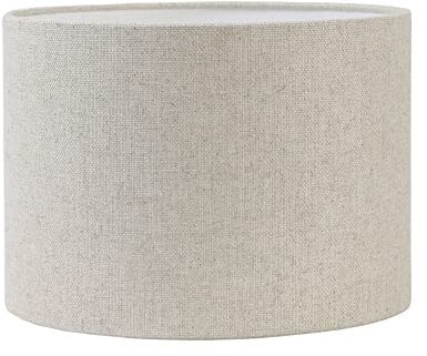 Light & Living Zylinder Lampenschirm Livigno - Braun - Ø50x38cm - Rund - Textilien