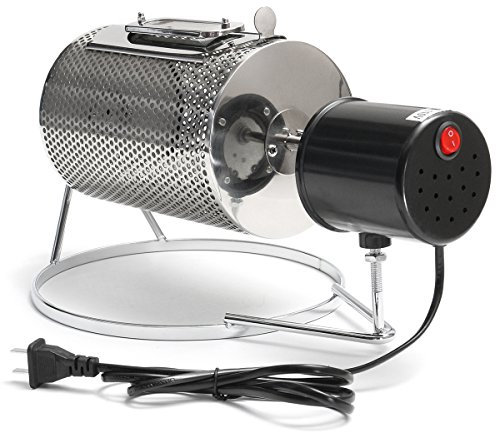 Coffee Bean Roaster,YOUTTOO Stainless Steel Coffee Bean Roasting Machine Coffee Roaster Roller Baker 220V Tools