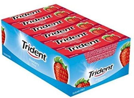 Chicle Trident Fresa Laminas 24 X 13,5 gr
