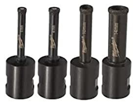 Juego de 4 brocas diamantadas 6, 8, 10, 14mm