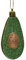 2 Christbaumschmuck Avocado 7cm Weihnachtkugeln Anhänger grün Gemüse Essen