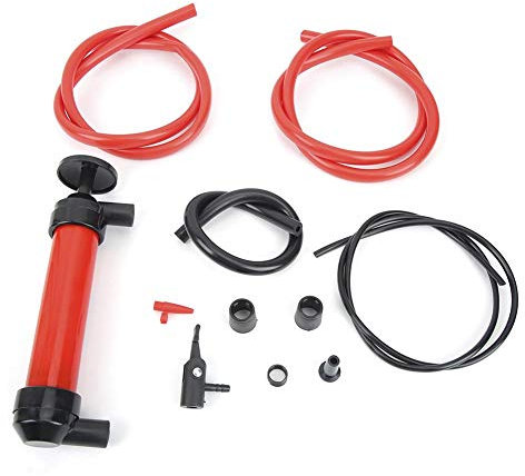 Dingln Portable Manual Car Siphon Pump Pipe Oil Extractor Liquid Fuel Transfer Hand Air Pumps