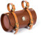 TentHome Satteltasche PU Leder Retro Fahrradtasche Fahrrad Lenkertasche Rahmentasche Classic Ledertasche Braun Radfahren Zubehör Werkzeugtasche für Lenker Sattel Vorne Hinten