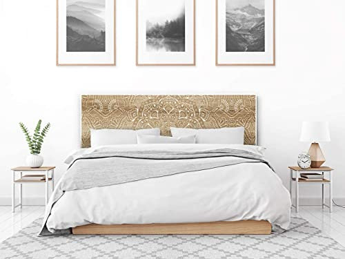 setecientosgramos Testiera per letto in PVC | etnico | diverse misure | facile da montare | decorazione della camera da letto (200 x 60)