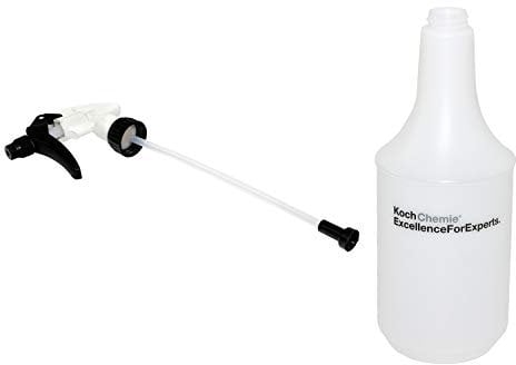 Koch Chemie 1L Zylinderflasche mit Sprühkopf Zubehörflasche Sprühflasche Flasche