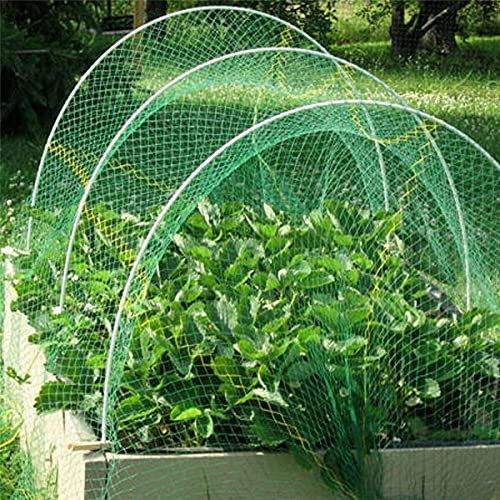Garden Mile Gartennetz, 2 m x 10 m, grün, für Pflanzen, Beete, Teiche von Tieren und Schädlingsbekämpfung, flexible Unterstützung