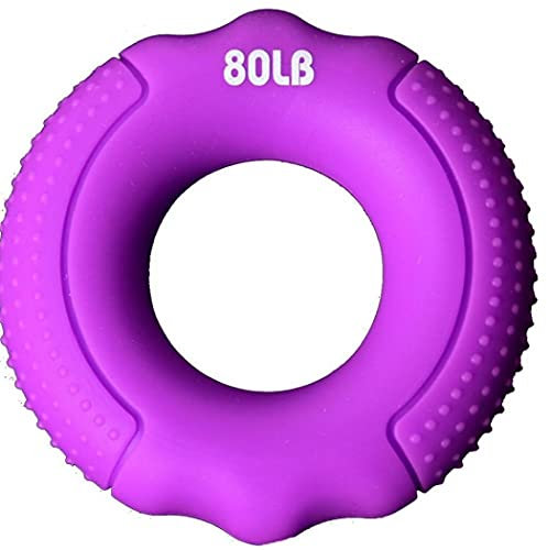 Kraft Handgriff Silikonring Hand Widerstand Band Fingerring-Training Unterarm Handgelenk Training Carpal Expander
