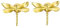 ✦ Geschenke für Frauen ✦Springlight Ohrringe Silber 925 Ohrstecker Süße kleine Libelle Ohrstecker Ohrringe Handmade: Ohrringe Schmuck Damen Jugendweihe Geschenke Mädchen.(Gold)