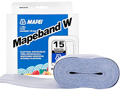MAPEI MAPEBAND W 10 Ifm Dichtband wasserdicht mit Polyestervlies verstärkt