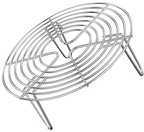 DOITOOL Air Fryer Rack : 7.8inch Round Cooling Rack for Cooking and Baking, Cake Cooling,Stainless Steel Steamer, 19.5 * 19.5 * 7.5cm Silver