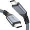 USB C to USB C Cable, USB Type C 3.2 Gen2 Cord with 10Gbps Rate, PD 100W 5A, 4K@60Hz Video and E-Marker for Thunderbolt 3/4, MacBook, Dell XPS, iPad Pro, Samsung S20, S21, SSD, Hub, Monitor (4.5M)