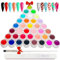 UV Nagellack Set, 36 Farben Gel Nagellack Set, UV Farbgel Set mit Nagelfeile und Nagelpinsel, Gel nägel Farben, Nagellack Nail Polish für Nail Art Nagel-Design