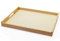 HolzFee Serviertablett 50 x 40 cm, Holztablett, mit Griffen, Küchentablett Servierplatte Frühstückstablett, TBL 5040-Lackiert