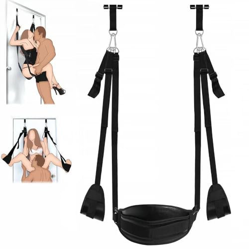 Liebesschaukel für die Frau Jomyu SM Bondage Set Sex Swing Sexspielzeug für Paare Erwachsene Sling Sex Schaukel mit Breiten Polstern Sex Toy für Paare BDSM Extrem Schaukel Set für Männer Frauen