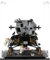 icuanuty Acryl Vitrine für Lego 10266 Creator Expert NASA Apollo 11 Mondlandefähre, Staubgeschützte Aufbewahrung und Organisation Vitrine für Lego Modell, Größe: 25x25x25 cm (Nur Acryl Vitrine)