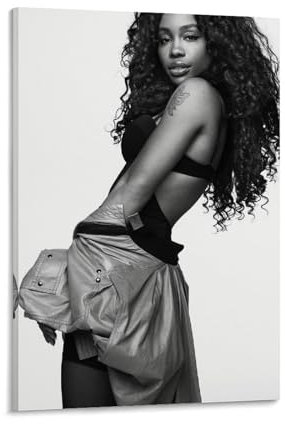 SZA 1 Musikposter, Albumcover, Poster, Bandposter, Retro-Poster, Schlafzimmer, Musikposter, Rapper-Poster, Wandkunst, Leinwand-Poster, Raumdekoration, ästhetische Poster, Druck, Dekoration, Poster,