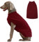 IECOii Hundepullover, Weihnachten Sweater, Warmer Pullover für Mittelgroße, Große und Extra Große Hunde, Fleece Hundemantel, Wintermantel, Kleidung, Sweatshirt