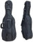 WUQIMUSC Custodia per violoncello, dimensioni 4/4, esterno in nylon, imbottitura in schiuma spessa 20 mm, spallacci regolabili, tasche multiple, spazio frontale per accessori, tasca posteriore per