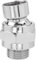 Bestgle Douche Adaptateur Pivotant RéGlable, Rotule Pommeau de Douche, Rotule Pivotante en Laiton Réglable, Universelle G1/2 Chrome, pour Connecter des Pommes de Douche et des Conduites D'eau