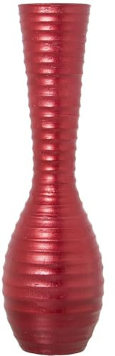 Alexandra House Living Bodenvase Rot, Keramik, 22 x 22 x 74 cm