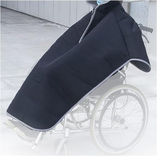 BFFDBFG Ganzkörper-Rollstuhldecke, Winddichter Rollstuhl-Umhang, Poncho mit Kapuze, Erwachsenen-Umhang Poncho-Mantel, Rollstuhl Mantel für Senioren und Behinderte