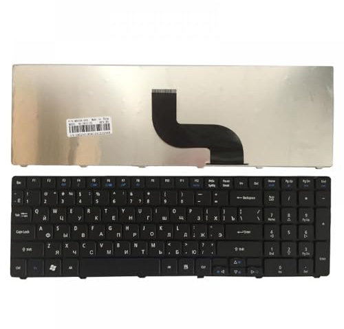 Tastiera russa Compatibile con laptop compatibile con A-c-e-r Aspire 5740 5740Z 5740G 5740DG 5741 5741G 5745G 5745 5745P NSK-AL10R NSK-AL00R KBI170A164