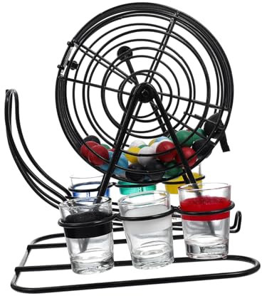 BESTonZON 1 Satz Bingo-Lotterie-Maschine Bingo-Karten Mehrzweck-Tischspielzeug Spielautomaten Board Games brettspiele praktische Tabletop-Spiele kreative Tischspielzeuge Plastik Colorful