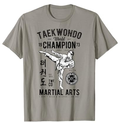 Tenue graphique rétro de Taekwon-do T-Shirt