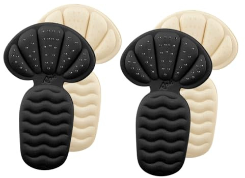 PACKOVE 2pairs Fall Heel Pads T-Shaped Non-Skid Heel Cushions for Women Comfortable Wear-Resistant for Dancing Walking