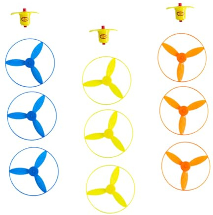 TOGEVAL Flying Disc Toy 8 Sets Abs Children Educational Outdoor Game