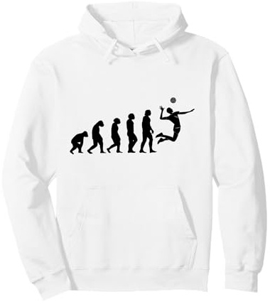 Evolution Volleyball Ball Volleyballer Volleyball Pullover Hoodie