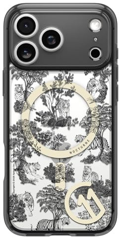 Spigen iPhone 17 Pro Max Hülle Ultra Hybrid MagFit -Nocturne | Kompatibel mit MagSafe, Air Cushion Tech, Militär-Grade Schutz, 3D-Raumeffekt durch Hexa Layer Druck, Spigen c11 Edition