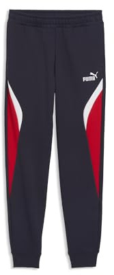 PUMA Jungen Essentials Block Jogginghose 164, New Navy Red Blue