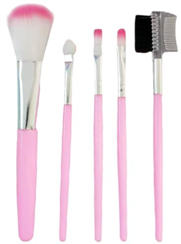 Pinselset Make Up 5 Stück Tragbares Kosmetikzubehör | Concealer Pinsel Set Für Lidschatten Foundation Concealer Blush Puder Mascara Damen Mädchen Unterwegs