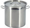 Taimiko - Marmite profonde en acier inoxydable avec un couvercle - 3 couches - Fond composite - Faitout pour ragoûts et soupes - 17-115 L 36Litre 36cm,With Lid