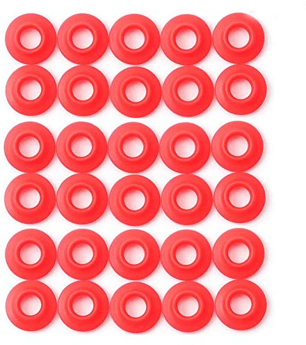 JOKBEN 30Pcs Silicone Rubber Grolsch Gaskets Washers for Ez Cap Swing Flip Top Bottle Home Brew Beer Soda Bottle Seal
