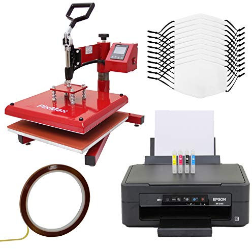 10 Sublimations Masken für den Sublimationsdruck blanko, Schwingpresse & Sublimations Drucker Mund-Nasenschutz Transferpresse Mund-Nasenbedeckung Sublimationspresse Sublimationsmaske Zubehör