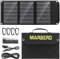 MARBERO Panneau solaire 30 W, chargeur de batterie pliable pour générateur de station d'alimentation portable, iPhone, iPad, ordinateur portable, noir, MBSP30