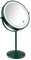Micacorn Schminkspiegel USB Wiederaufladbarer 7X Vergrößerter Vanity LED Makeup Spiegel 360 Grad Drehtischspiegel mit Einstellbarer Touchscreen Helligkeit (Green)