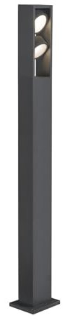 SLV Stehleuchte ESKINA FRAME 125 / LED Außen-Beleuchtung für Wege, Wände, Eingänge, Outdoor Garten-Lampe / IP65 3000/4000K 27W 2200 / 2400lm anthrazit
