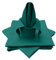 Lemos Home Hochwertige Stoffserviette Tischtuch 4 Stück aus 100% Baumwolle Kollektion Konzept, Farbe & Größe wählbar (Stoffserviette 4er Set - 45x45cm, Tannengrün)